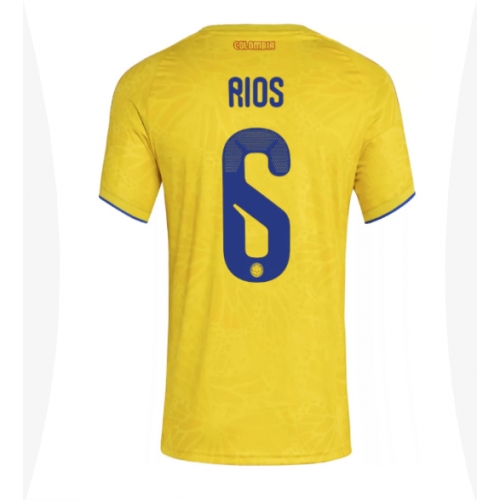 Billige Fotballdrakt Colombia Richard Rios #6 Replika Hjemmedrakt Dame VM 2026 Kortermet Billige Fotballdrakt Colombia Richard Rios #6 Replika Hjemmedrakt Dame VM 2026 Kortermet
